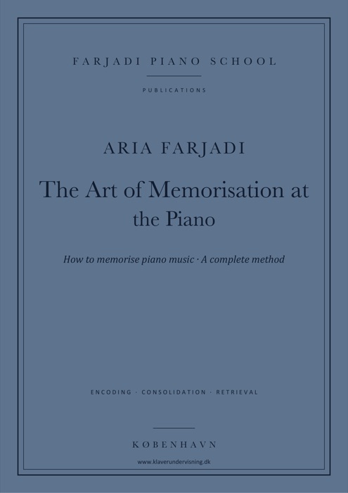 Omslag: The Art of Memorisation at the Piano