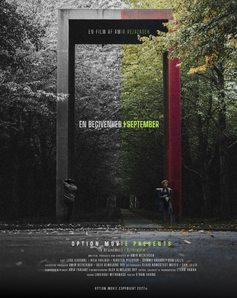 Plakat for kortfilmen En begivenhed i september